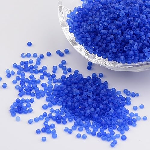 Handicraft Emporium Glasperlen, rund, mattiert, 2 mm, Kornblumenblau, 8/0 Handicraft Emporium Glasperlen, rund, mattiert, 2 mm, Kornblumenblau, 8/0 von Handicraft Emporium