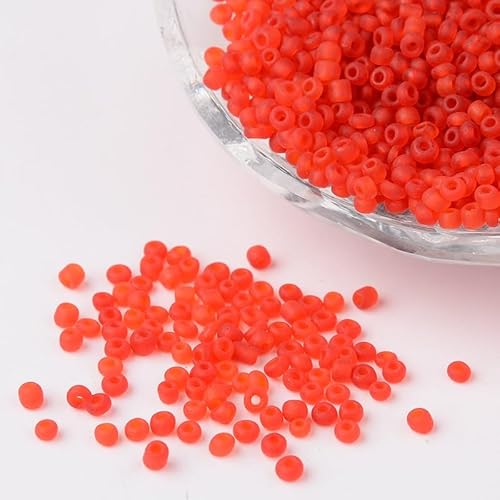 Handicraft Emporium Glasperlen, rund, mattiert, 2 mm, Rot, 8/0 Handicraft Emporium Glasperlen, rund, mattiert, 2 mm, Rot, 8/0 von Handicraft Emporium