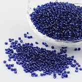 Handicraft Emporium Glass Seed Beads | Lined | 2mm | Blue | 50g von Handicraft Emporium