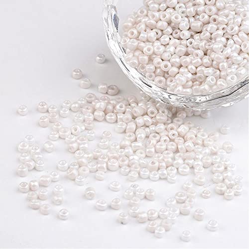 Handicraft Emporium Undurchsichtige Glasperlen, glänzend, 2 mm, Weiß, 50 g Handicraft Emporium Undurchsichtige Glasperlen, glänzend, 2 mm, Weiß, 50 g von Handicraft Emporium