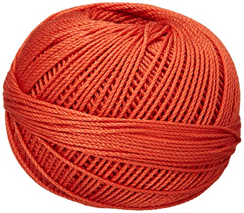 Handlich Hände Lizbeth Cordonnet Baumwolle Größe 3-Coral orange Medium, andere, Mehrfarbig von Handy Hands