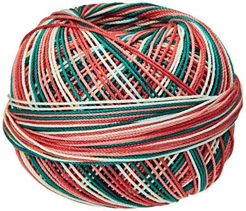 Handy Hands Lizbeth Ägyptische Baumwolle Häkeln Klöppeln Strickgarn Spitze Größe 10 (25 Gramm 122 Yards) – HH10107 Tropical Fruit von Handy Hands