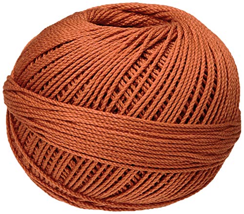 Handy Hands Lizbeth Cordonnet Baumwolle, Größe 3, Orange Medium von Handy Hands