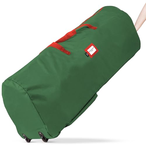 Rolling Tree Aufbewahrungstasche – Aufbewahrung für 2.4 m künstliche Weihnachtsbaum – Tasche mit Reißverschluss, Tragegriffe und Rollen für einfachen Transport – Schützt vor Staub Rolling Tree Aufbewahrungstasche – Aufbewahrung für 2.4 m künstliche Weihnachtsbaum – Tasche mit Reißverschluss, Tragegriffe und Rollen für einfachen Transport – Schützt vor Staub von Handy Laundry