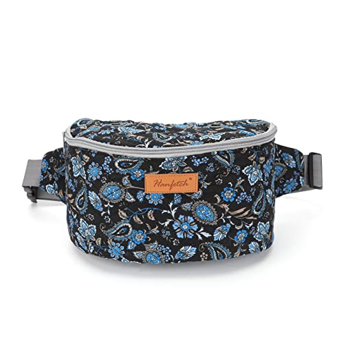 Hanfetch Garn-Umhängetasche, kleine Garnaufbewahrung, Organizer für Garnknäuel, Organizer für Häkelnadeln und anderes Zubehör, Paisley, 9.8 inches (L) x 5.9 inches (W) x 5.1 inches (H), von Hanfetch