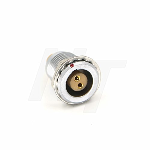 HangTon 0B Egg Rundsteckverbinder Einbaubuchse 2-polig 2 pin für Teradek/ARRI Power Battery Pack Adapter (2P, Buchse) von HangTon Connect