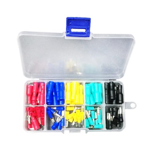 Elektrische Anschlüsse 100pcs Isolierte Männliche Weibliche Drahtanschlüsse Schnelle Elektrische Crimps Klemmen Elektrische Anschlüsse 100pcs Isolierte Männliche Weibliche Drahtanschlüsse Schnelle Elektrische Crimps Klemmen von Hangsu