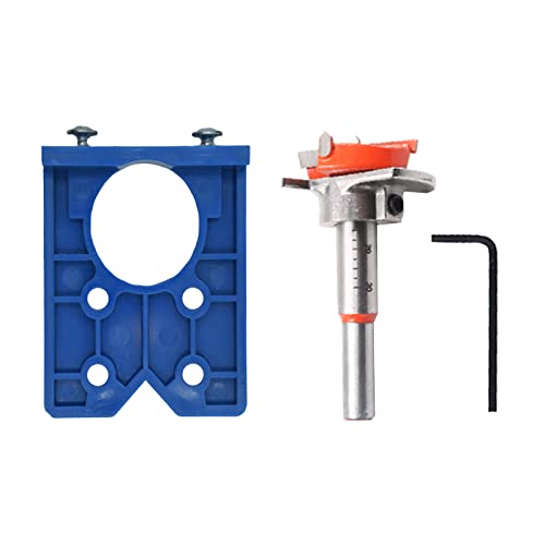 Holzbearbeitungslochöffner Bohrer Jig Set Versteckte Führungsscharnierlochbohrloch Locator Türschrankzubehör Werkzeuge 35 Mm von Hangsu