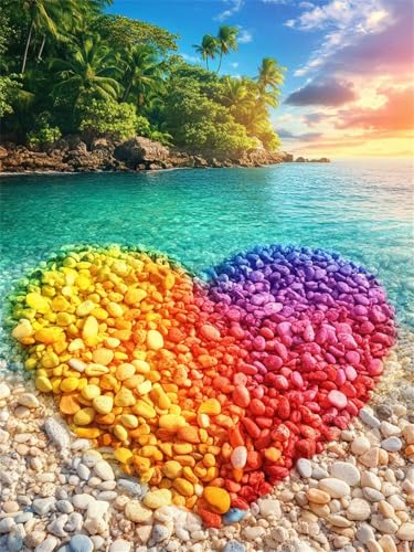 Diamond Painting Erwachsene Strand 5D Diamant Painting Bilder Landschaft DIY Vollbohrer Diamanten Malerei Picture 40x50 cm Malen Nach Zahlen Mosaik Bastelset Crystal Art für Haus Wand Deko H-380 Diamond Painting Erwachsene Strand 5D Diamant Painting Bilder Landschaft DIY Vollbohrer Diamanten Malerei Picture 40x50 cm Malen Nach Zahlen Mosaik Bastelset Crystal Art für Haus Wand Deko H-380 von Hanjunng