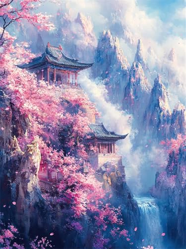 Diamond Painting Landschaft 90x120 cm 5D Diamant Painting Bilder Erwachsene Pfirsichblüte DIY Mosaikherstellung Bastelset Crystal Art Diamant Malerei für Deko Wohnzimmer Geschenke für Frauen H-396 Diamond Painting Landschaft 90x120 cm 5D Diamant Painting Bilder Erwachsene Pfirsichblüte DIY Mosaikherstellung Bastelset Crystal Art Diamant Malerei für Deko Wohnzimmer Geschenke für Frauen H-396 von Hanjunng