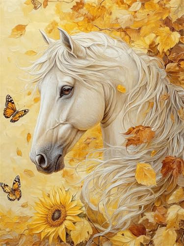 Diamond Painting Tier 90x120 cm 5D Diamant Painting Bilder Erwachsene Schmetterling DIY Mosaikherstellung Kreativ Bastelset Anfänger Crystal Art Malerei für Deko Wohnzimmer Geschenke für Frauen H-377 von Hanjunng