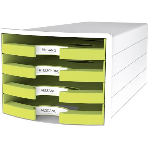 HAN Schubladenbox, Weiß/Lemon, 4 Schubladen, 1013-50 HAN Schubladenbox, Weiß/Lemon, 4 Schubladen, 1013-50 von HAN