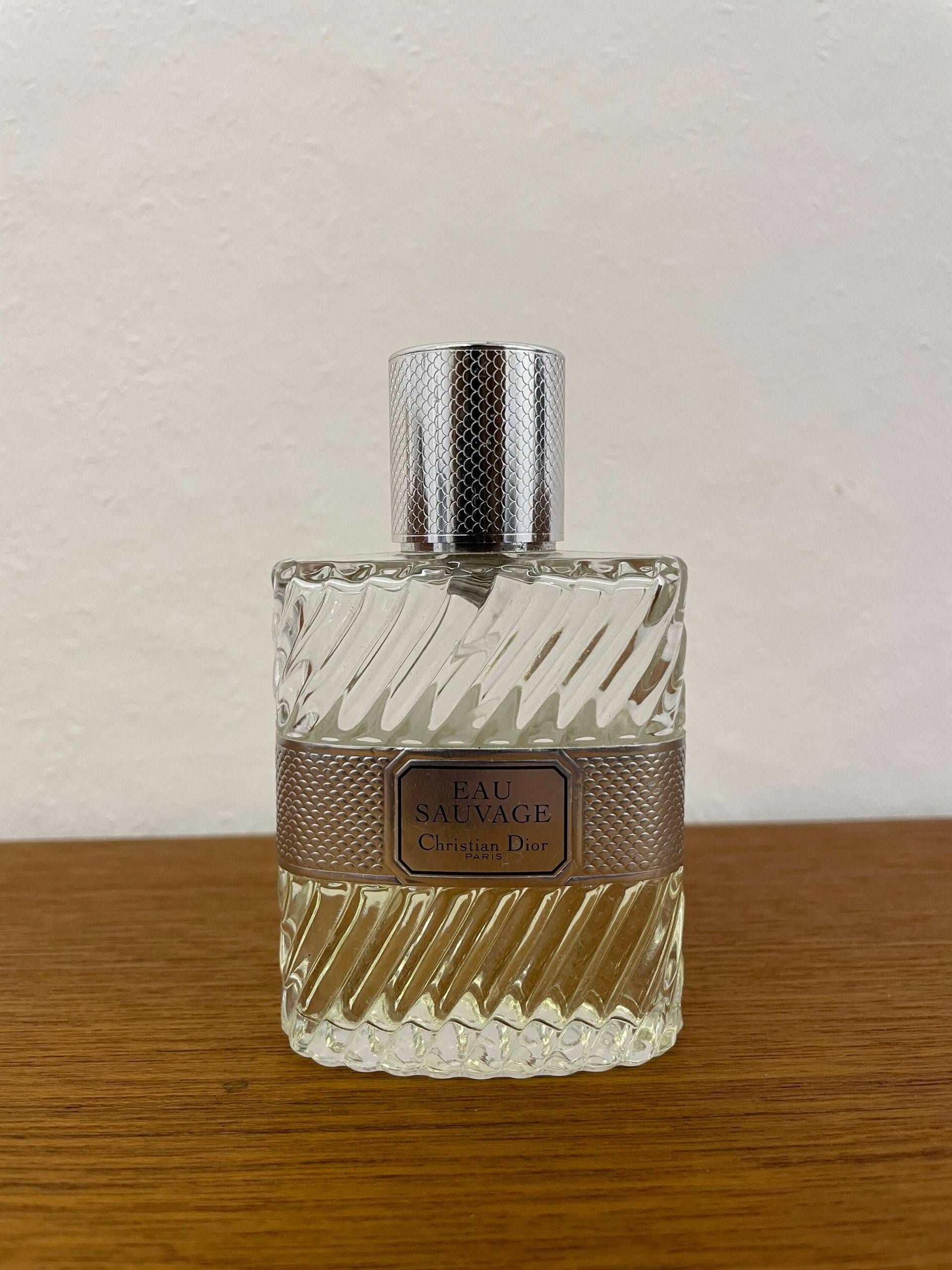 Vintage Eau Sauvage Christian Dior Parfum Flakon Duft Halb Voll von HannoverVintagestore