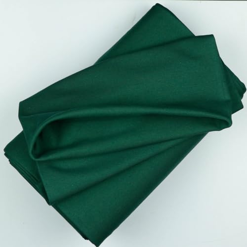 Bündchen Stoff Meterware Schlauchware Uni - 1 Meter, Bündchenstoff, Bund, Arm, Bein, T-Shirt, Jogginghosen, Sweatshirt, Hoodies (Dunkelgrün) von Hans-Textil-Shop