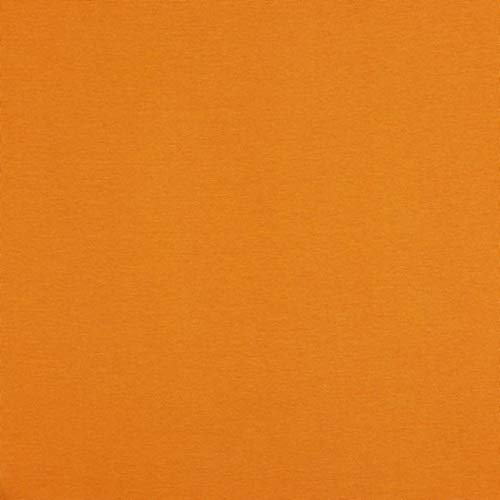 Bündchen Stoff Meterware Schlauchware Uni - 1 Meter, Bündchenstoff, Bund, Arm, Bein, T-Shirt, Jogginghosen, Sweatshirt, Hoodies (Orange) von Hans-Textil-Shop
