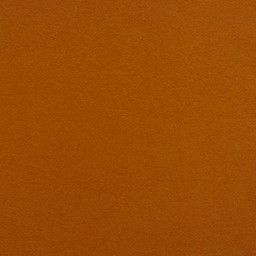 Bündchenstoff Uni - 1 Meter, Schadstoffgeprüft, Bund, Arm, Bein - Für Freizeit und Sport, Jogginghosen, Sweatshirt, Hoodies (Rust) von Hans-Textil-Shop