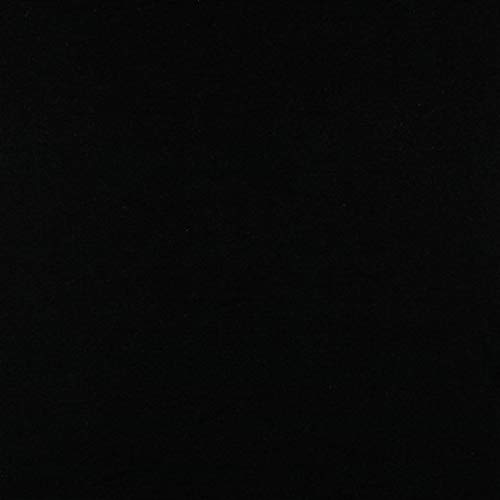 Bündchenstoff Uni - 1 Meter, Schadstoffgeprüft, Bund, Arm, Bein - Für Freizeit und Sport, Jogginghosen, Sweatshirt, Hoodies (Schwarz) von Hans-Textil-Shop