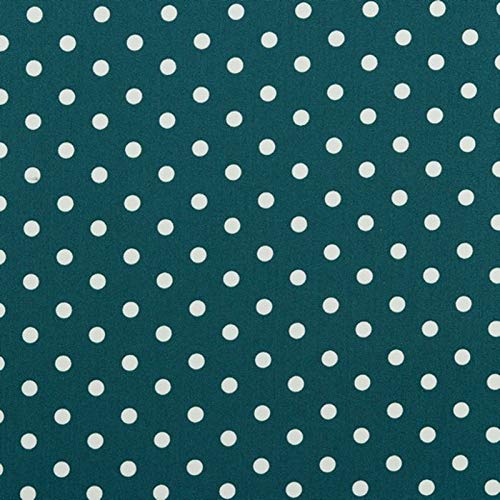 Hans-Textil-Shop Baumwollstoff Petrol Gepunktet – Stoff Meterware 140 cm – Petrolfarbener Stoff mit weißen Punkten – Punkte Stoff Baumwolle für Kissen, Bettwäsche, Kinderstoff, Deko, Bekleidung Hans-Textil-Shop Baumwollstoff Petrol Gepunktet – Stoff Meterware 140 cm – Petrolfarbener Stoff mit weißen Punkten – Punkte Stoff Baumwolle für Kissen, Bettwäsche, Kinderstoff, Deko, Bekleidung von Hans-Textil-Shop