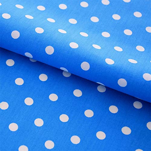 Hans-Textil-Shop Baumwollstoff Türkis Gepunktet – Stoff Meterware 140 cm – Türkiser Stoff mit weißen Punkten, Popeline – Punkte Stoff Türkis für Kissen, Bettwäsche, Kinderstoff, Deko, Bekleidung Hans-Textil-Shop Baumwollstoff Türkis Gepunktet – Stoff Meterware 140 cm – Türkiser Stoff mit weißen Punkten, Popeline – Punkte Stoff Türkis für Kissen, Bettwäsche, Kinderstoff, Deko, Bekleidung von Hans-Textil-Shop