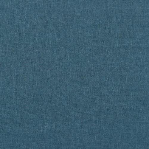 Hans-Textil-Shop Stoff Meterware Uni Blau 100% Leinen - 1 Meter, Leinenstoff, Kleider, Hose, Rock, Bluse, Hemd, Vorhänge, Kissen, Tischdecken von Hans-Textil-Shop