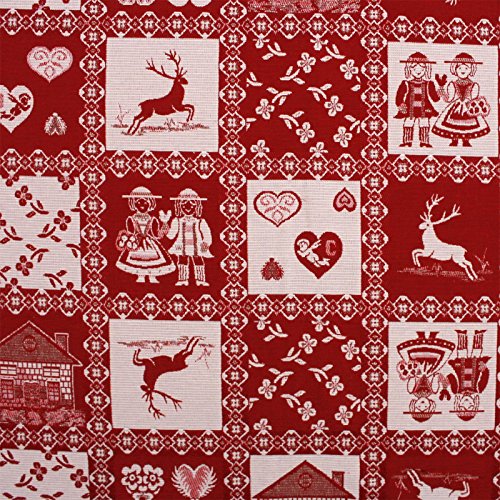Jacquard Stoff Meterware Landhaus Alpen - 280 cm breit, Polsterstoff, Bezugsstoff, Möbelbezugsstoff, Deko Jacquard Stoff Meterware Landhaus Alpen - 280 cm breit, Polsterstoff, Bezugsstoff, Möbelbezugsstoff, Deko von Hans-Textil-Shop