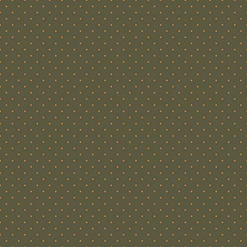 Kinder Jersey Stoff Meterware - 1 Meter, Jersey, Kinderstoff, Jerseystoff, Nähen, Baby, Jungen, Mädchen, Bekleidung, Shirt (Punkte Schilfgrün) von Hans-Textil-Shop