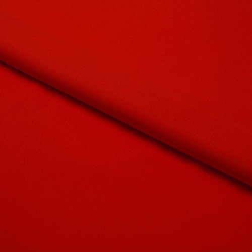 Stoff Meterware 5 Meter – Linon Stoff 100% Baumwolle – Uni, schadstoffgeprüft, weich & pflegeleicht – Nähen, Kleidung, Bettwäsche, Deko – 150 cm breit (Rot) von Hans-Textil-Shop