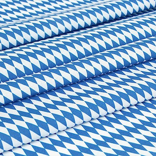 Stoff Meterware Bayern Raute Weiß Blau Klein Baumwolle - 1 Meter, bayerisch, Landhaus, Freitstaat, Biergarten, Tischdecke, Vorhänge, Bekleidung Stoff Meterware Bayern Raute Weiß Blau Klein Baumwolle - 1 Meter, bayerisch, Landhaus, Freitstaat, Biergarten, Tischdecke, Vorhänge, Bekleidung von Hans-Textil-Shop
