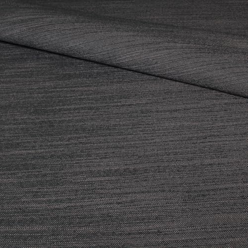 Stoff Meterware Torun - 1 Meter, Polsterstoff, Möbelbezugsstoff, Bezugsstoff, Möbelstoff, Stuhl, Sofa, Couch, 67 000 Scheuertouren (Graphitgrau) von Hans-Textil-Shop