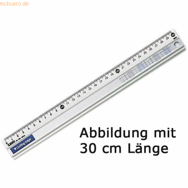 Hansa Schneidelineal Aluminium 30 cm von Hansa