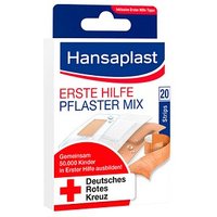 Hansaplast Pflaster ERSTE HILFE MIX beige, weiß, 20 St. von Hansaplast