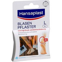 Hansaplast Blasenpflaster L 48584-00007-25 transparent 5,8 x 3,4 cm, 5 St. von Hansaplast