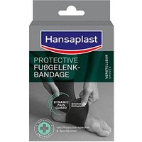 Hansaplast Sprunggelenkbandage PROTECTIVE  02579 schwarz, 1 St. von Hansaplast