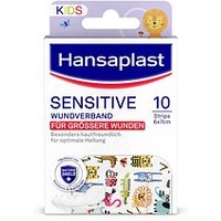 Hansaplast Wundverband Pflaster SENSITIVE KIDS 48709 bunt 60 x 70 mm, 10 St. von Hansaplast