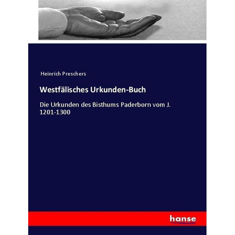 Westfälisches Urkunden-Buch - Anonym, Kartoniert (TB) von Hansebooks