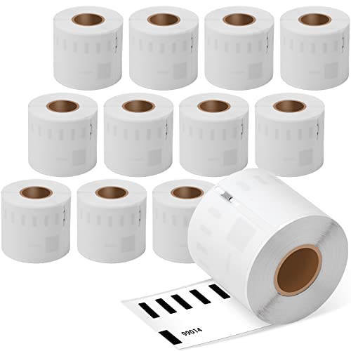 Hanseo 12 Rollen 99014 Etiketten Kompatible mit Dymo 99014 Label Writer Versandetiketten/Namensschilder 54 mm x 101 mm S0722430 passend für Dymo 4XL 450 450 Turbo Etikettendrucker, 220 Stück pro Rolle Hanseo 12 Rollen 99014 Etiketten Kompatible mit Dymo 99014 Label Writer Versandetiketten/Namensschilder 54 mm x 101 mm S0722430 passend für Dymo 4XL 450 450 Turbo Etikettendrucker, 220 Stück pro Rolle von Hanseo