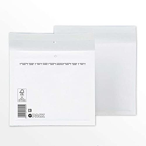 200 x Luftpolster Taschen Versandtaschen CD [200 x 175 mm] von Hansepack24