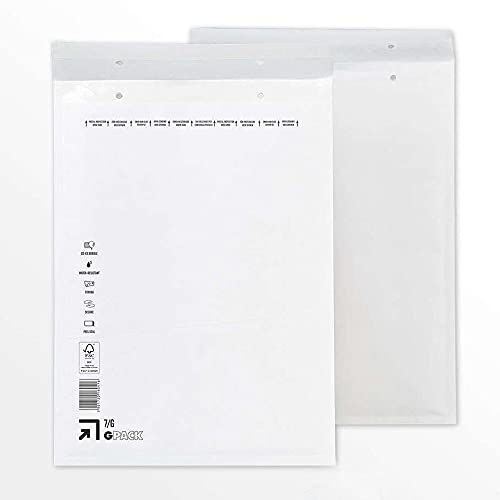 50 x G/7 [250 x 350 mm] Luftpolster Taschen Versandtaschen von Hansepack24