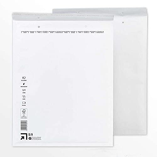 50 x H/8 [290 x 370 mm] Luftpolster Taschen Versandtaschen von Hansepack24