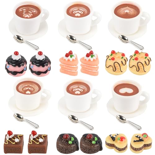 Hanycon Mini-Lebensmittel-Mini-Kaffee-Dessert-Modell, für Latte Kuchen, Getränke, Lebensmittel für Mini-Zuhause, Zuhause, Lebensmittelfotografie, Party-Dekoration, DIY, Mini-Küche, 30 Stück Hanycon Mini-Lebensmittel-Mini-Kaffee-Dessert-Modell, für Latte Kuchen, Getränke, Lebensmittel für Mini-Zuhause, Zuhause, Lebensmittelfotografie, Party-Dekoration, DIY, Mini-Küche, 30 Stück von Hanycon