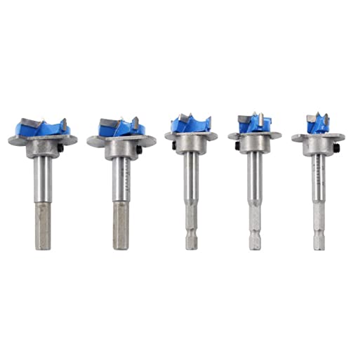 5 PCS Forstner Bohrer Bits Holzbohrungen Mit Hexagonalem Grifflochbohren von Haodream