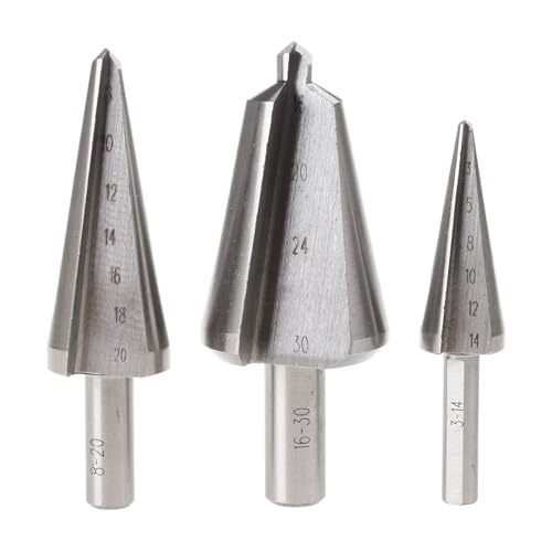 HSS Multiple Loch Stiefmaschinen Bohrer Set 3 Stcs Regenschirm Für Plastikholz Aluminium Für Plastikholz Aluminium Filmtafel HSS Multiple Loch Stiefmaschinen Bohrer Set 3 Stcs Regenschirm Für Plastikholz Aluminium Für Plastikholz Aluminium Filmtafel von Haodream