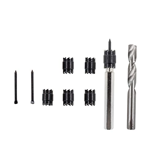 Hochgeschwindigkeitsstahl 9 Stück Sechseck Schaftbohrer Bohrer Schweißbohrer Schnell Bohrlöcher Set Werkzeuge Punktbohrer Für Holz Hochgeschwindigkeitsstahl 9 Stück Sechseck Schaftbohrer Bohrer Schweißbohrer Schnell Bohrlöcher Set Werkzeuge Punktbohrer Für Holz von Haodream
