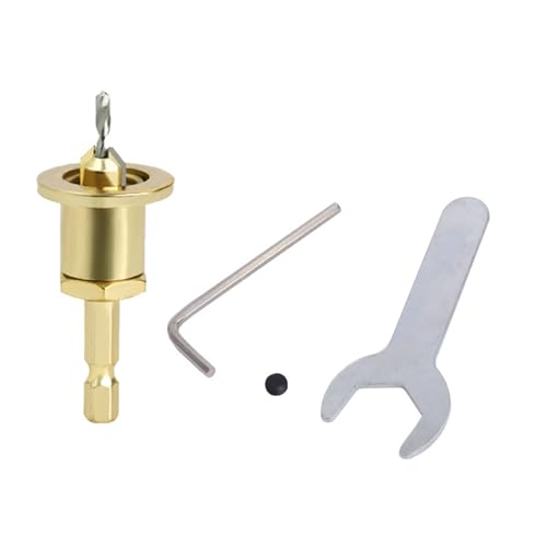 Hohe Härtelegierungsbohrer Mit 1/4 "sechseckiger Schaft Und Einstellbarer Tiefenstopp Für Genaue Holzbohrungen Hohe Härtelegierungsbohrer Mit 1/4 "sechseckiger Schaft Und Einstellbarer Tiefenstopp Für Genaue Holzbohrungen von Haodream