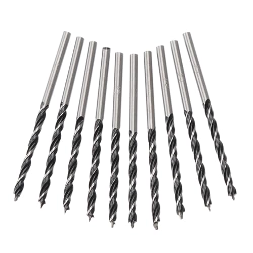 Packung Von 10 Holzbearbeitung Twist Bohrbit Set 3 Mm Rund Shank Kohlenstoffstahlbohrwerkzeuge Für Holzmöbelschrank Packung Von 10 Holzbearbeitung Twist Bohrbit Set 3 Mm Rund Shank Kohlenstoffstahlbohrwerkzeuge Für Holzmöbelschrank von Haodream