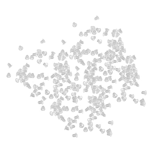 10000pcs Clear Gummi -Ohrring -Rücken, Transparente Weiche Ohrrückenpolster für Fischhakenohrring Bolzen, Reifen mit 7 Mm Größe, Gummi Material, 10000 Stücke für Haushalt, Geeignet Geeignet von Haofy