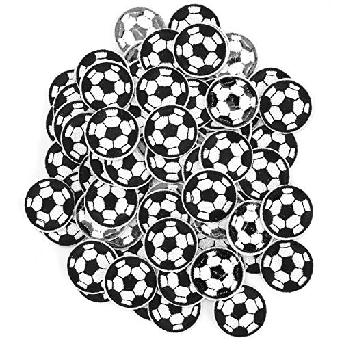 100pcs Fußballsticker Bestickter Eisen, Schwarz -Weiß -Fußball Stickflecken auf Patch Applique DIY Soccer Sport Stickpatches Nähen Handwerksdekoration, Fußball, 100pcs Fußballsticker Bestickter Eisen, Schwarz -Weiß -Fußball Stickflecken auf Patch Applique DIY Soccer Sport Stickpatches Nähen Handwerksdekoration, Fußball, von Haofy