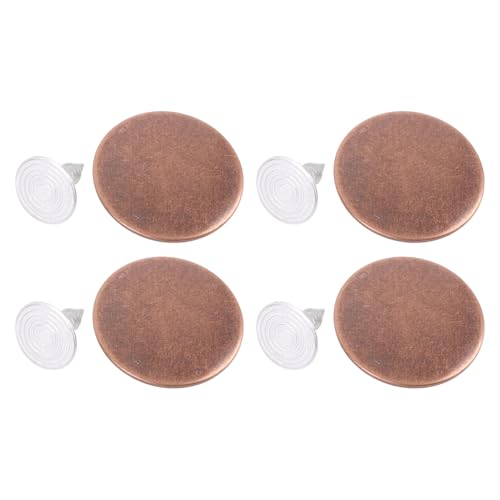 17 Mm Rote Bronze -Hosen -Taste -Set Sanfter Nieten für Kleidung Reparatur 125 Sets für -Handwerker und Modebegeisterte von Haofy