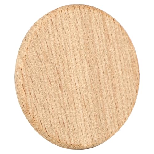 50pcs Runde Hölzerne Leere Scheiben DIY -Holzchipset für Malereien, Scrapbooking und Weihnachtsdekorationen (3,8 cm) (6cm) von Haofy