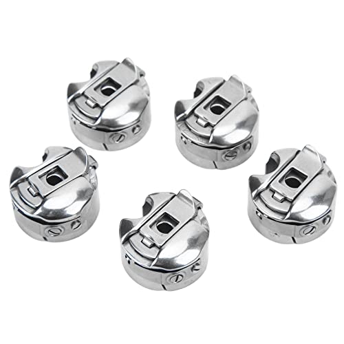 Case-Nähmaschinenspule, Lockstitch-Schlösser aus Edelstahl, für industrielle Nähmaschinen, 5-teiliges Zubehör Case-Nähmaschinenspule, Lockstitch-Schlösser aus Edelstahl, für industrielle Nähmaschinen, 5-teiliges Zubehör von Haofy